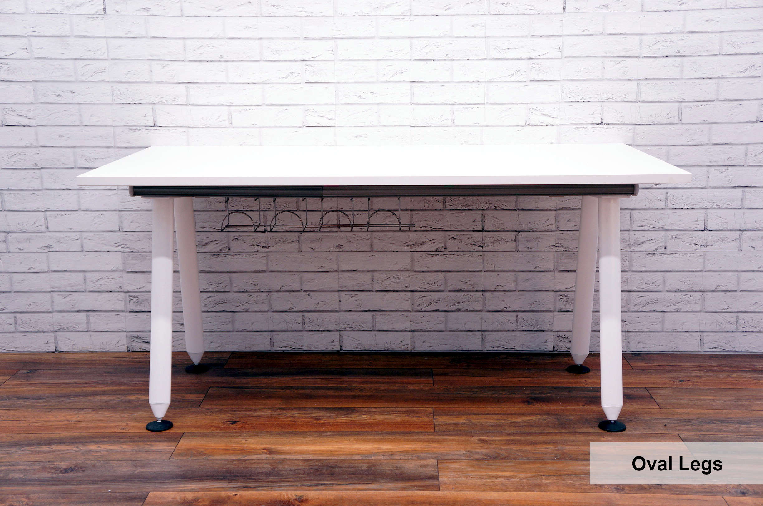 Herman Miller Abak Single Desk Oval Legs Herman Miller Abak Single Desk Oval Legs