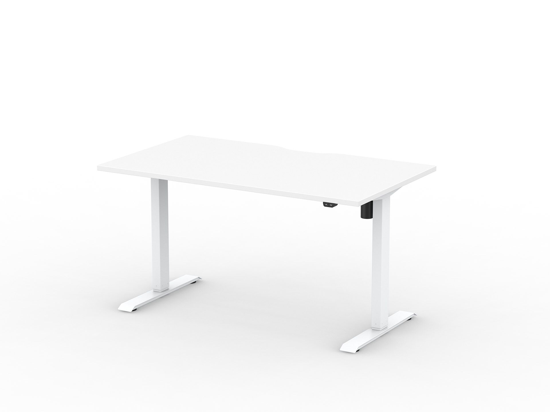 Alto-1-WH-White-Angle Alto 1 Electric Height Adjustable Desk