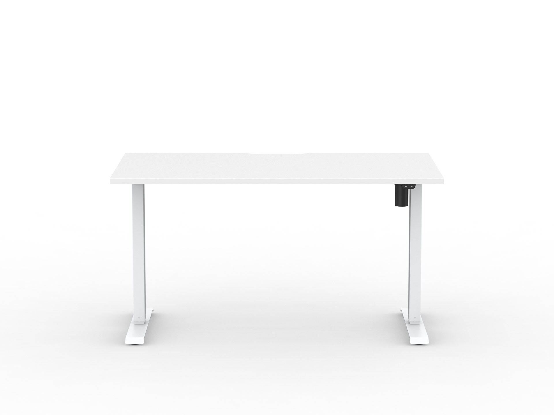 Alto-1-WH-White-Front Alto Electric Height Adjustable Desk