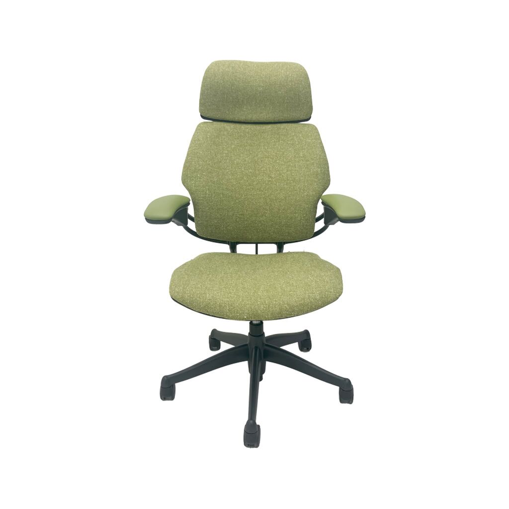 Humanscale Freedom High Back Camira Hemp Acre Front Humanscale Freedom High Back Camira Hemp Acre Front