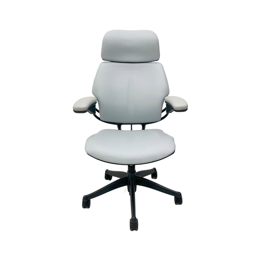Humanscale Freedom High Back Camira Vita Pigeon Front Humanscale Freedom High Back Camira Vita Pigeon Front