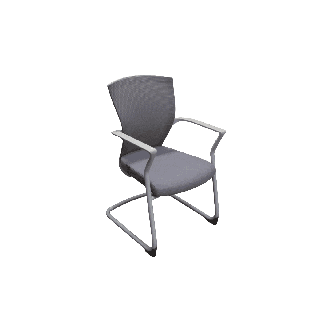 Bestuhl E1 Grey White (2) Bestuhl E1 Meeting Chair