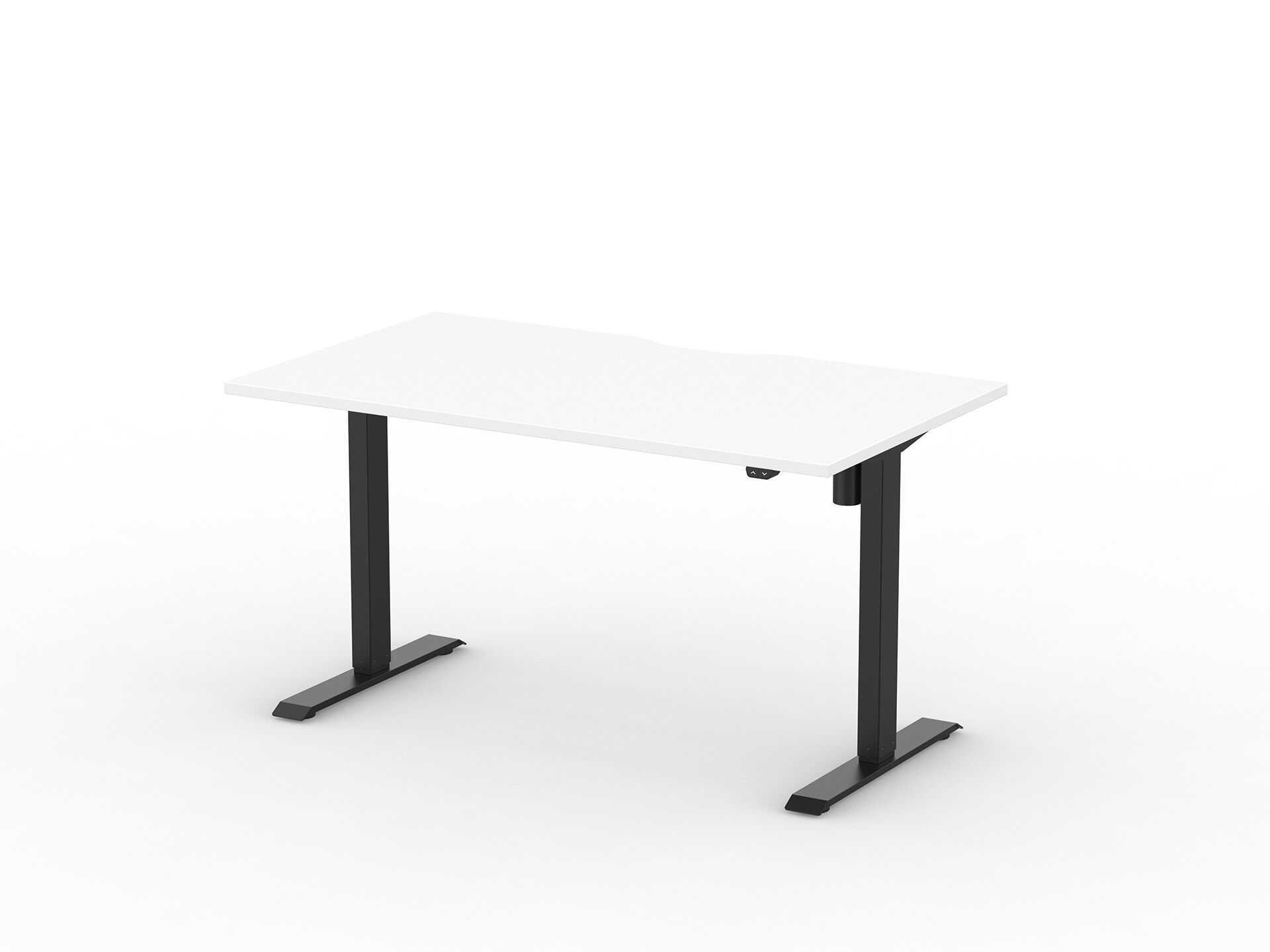 Alto-1-BK-White-Angle Alto Electric Height Adjustable Desk