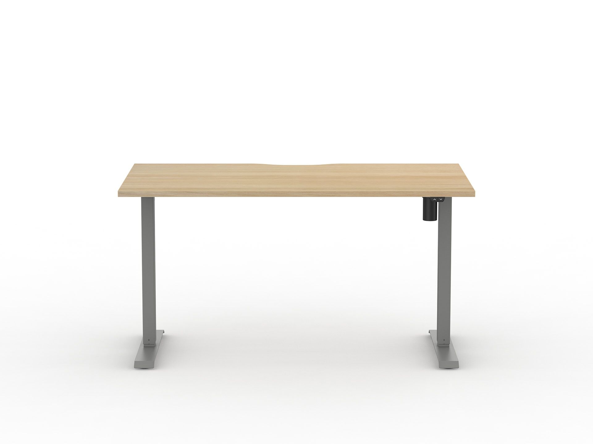 Alto-1-SV-Oak-Front Alto Electric Height Adjustable Desk