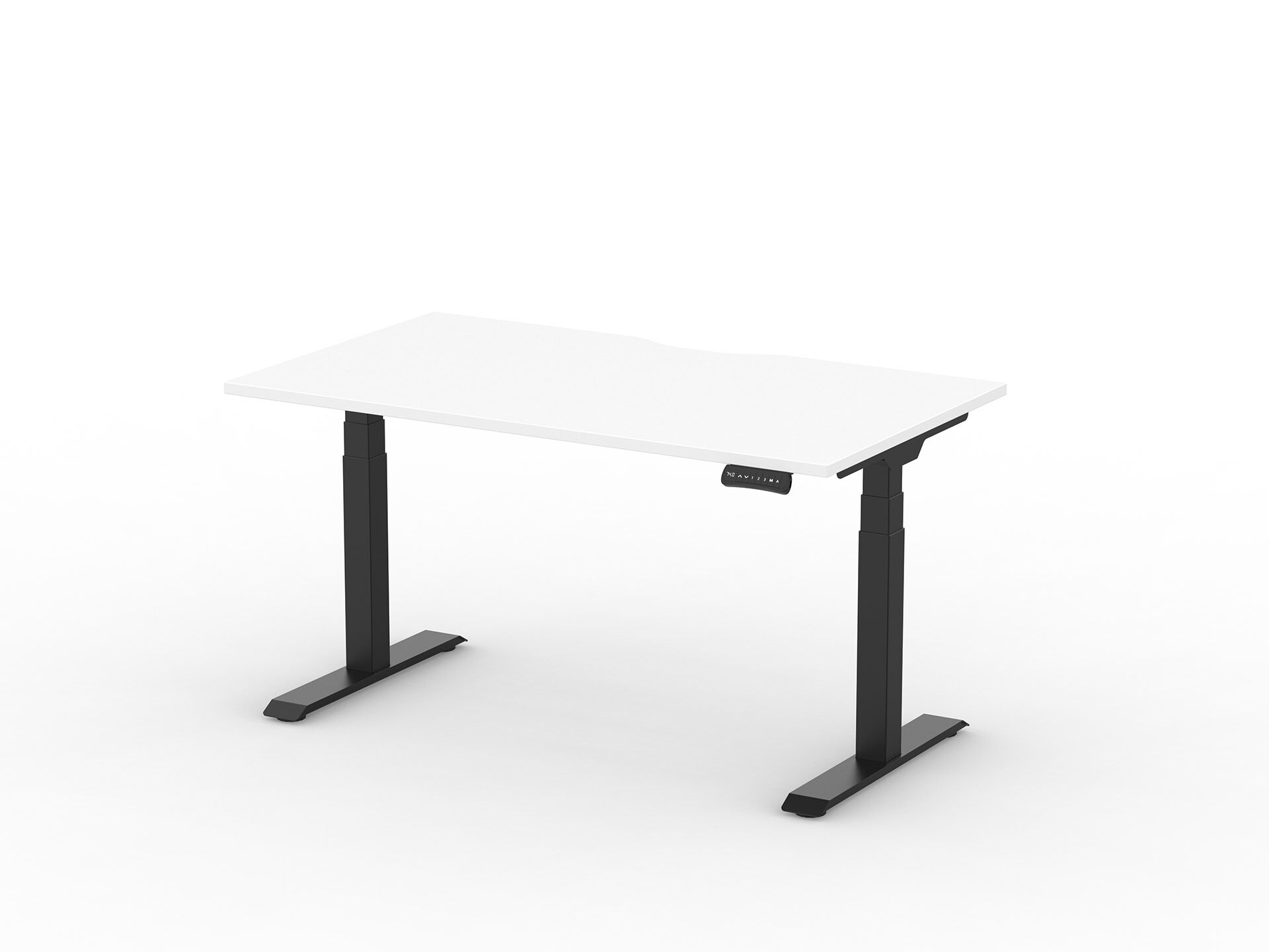 Alto-2-BK-White-Angle Alto Electric Height Adjustable Desk