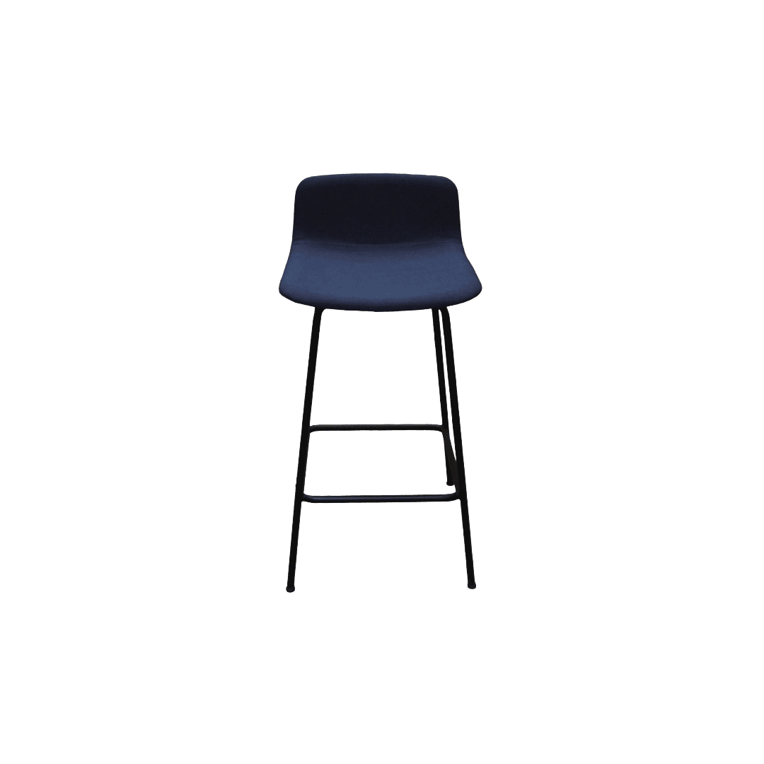 Fredericia 4317 Bar Stool Navy Black (1) Fredericia 4317 Bar Stool